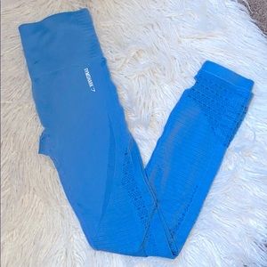 GymShark light blue Leggings